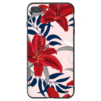 Husă pentru Apple iPhone 8 Plus - Red Lily