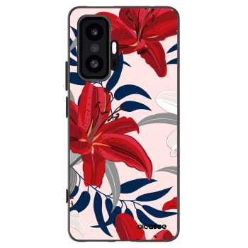 Picasee husă neagră din silicon pentru Xiaomi 11T - Red Lily