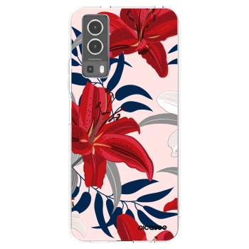 Picasee husă transparentă din silicon pentru Vivo Y72 5G - Red Lily