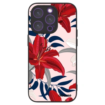 Picasee ULTIMATE CASE pentru Apple iPhone 14 Pro - Red Lily