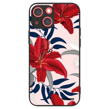 Picasee ULTIMATE CASE MagSafe pentru Apple iPhone 13 mini - Red Lily