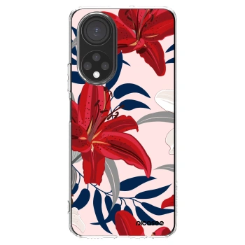 Picasee husă transparentă din silicon pentru Honor X7 - Red Lily