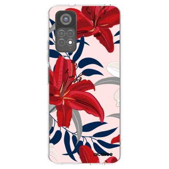 Picasee husă transparentă din silicon pentru Xiaomi Redmi Note 11S 5G - Red Lily