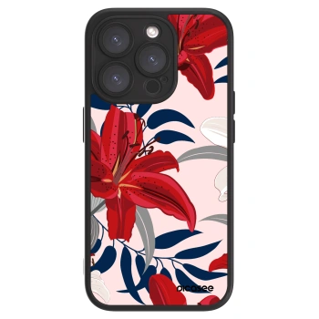 Picasee ULTIMATE CASE pentru Apple iPhone 15 Pro - Red Lily