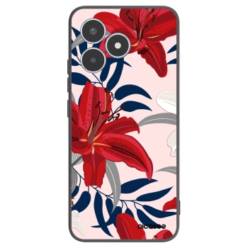 Picasee husă neagră din silicon pentru Realme C53 - Red Lily