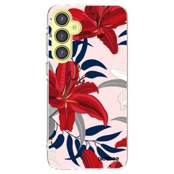 Picasee husă transparentă din silicon pentru Samsung Galaxy A35 5G A356B - Red Lily