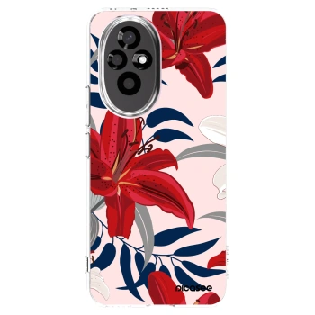 Picasee husă transparentă din silicon pentru Honor 200 5G - Red Lily