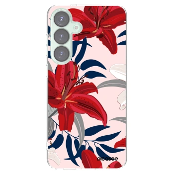 Picasee husă transparentă din silicon pentru Samsung Galaxy S25+ 5G - Red Lily