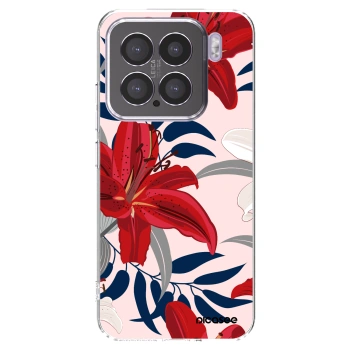Picasee husă transparentă din silicon pentru Xiaomi 15 - Red Lily