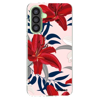 Picasee husă transparentă din silicon pentru Samsung Galaxy A26 5G A266B - Red Lily