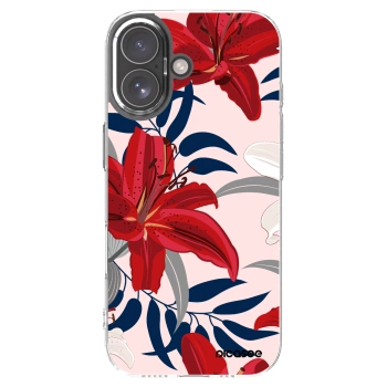 Picasee husă transparentă din silicon pentru Apple iPhone 17 - Red Lily