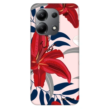 Picasee Fashion Case pentru Xiaomi Redmi Note 13 4G - Red Lily