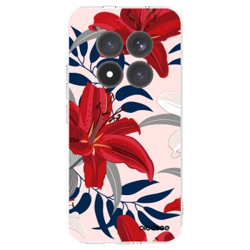 Picasee husă transparentă din silicon pentru Xiaomi Redmi Note 15 Pro+ - Red Lily
