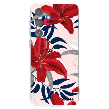 Picasee husă transparentă din silicon pentru Samsung Galaxy S25 FE 5G - Red Lily