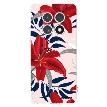 Picasee husă transparentă din silicon pentru Xiaomi Redmi Note 15 - Red Lily