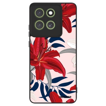 Husă pentru Motorola Moto G86 Power 5G - Red Lily