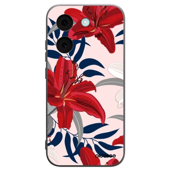 Picasee husă neagră din silicon pentru Xiaomi Poco X8 Pro - Red Lily