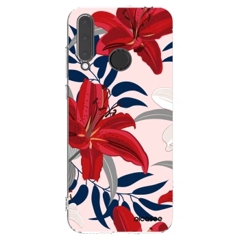 Picasee husă transparentă din silicon pentru Honor 20 Lite - Red Lily