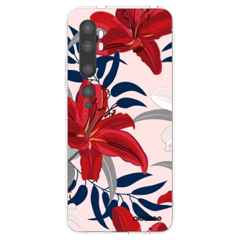 Picasee husă transparentă din silicon pentru Xiaomi Mi Note 10 (Pro) - Red Lily