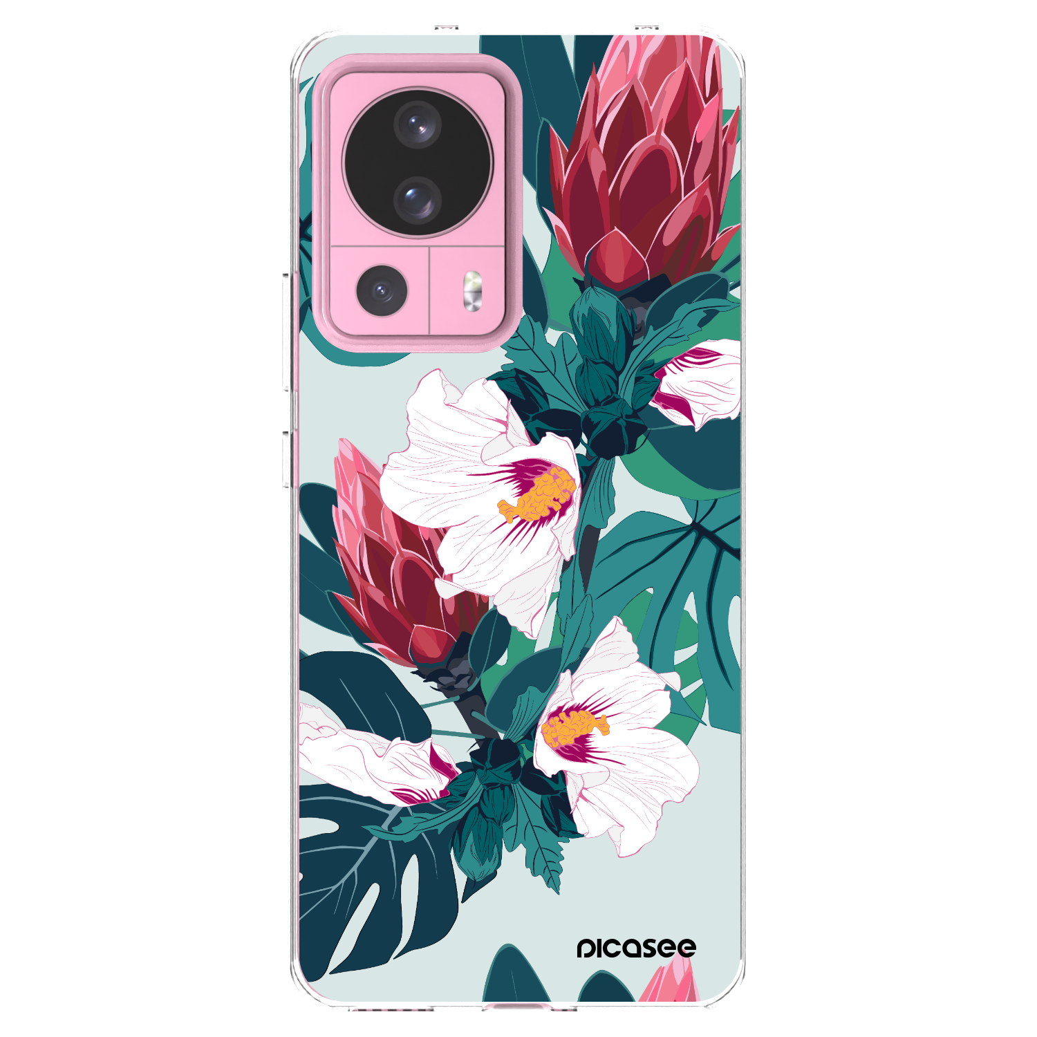 Picasee husă transparentă din silicon pentru Xiaomi 13 Lite - Rhododendron