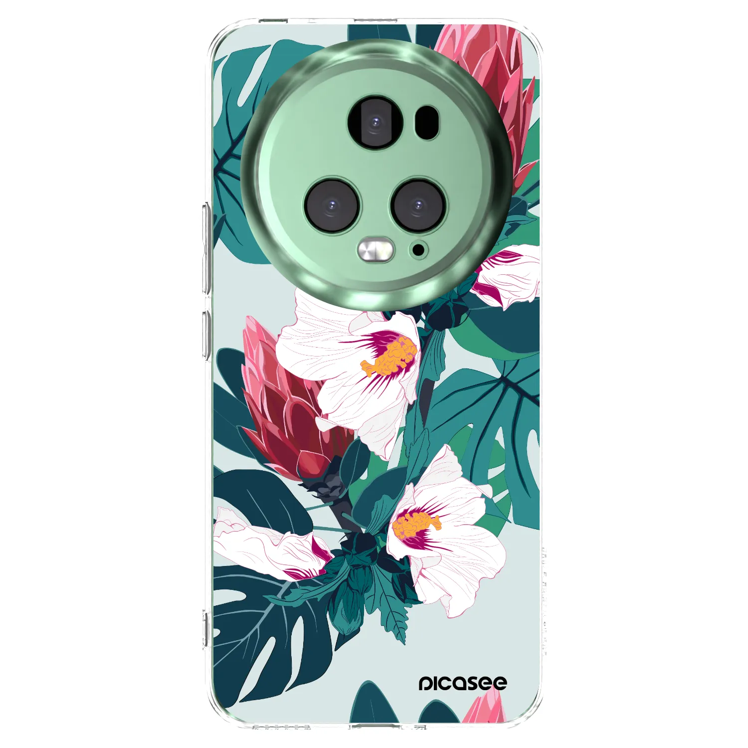 Picasee husă transparentă din silicon pentru Honor Magic5 Pro - Rhododendron