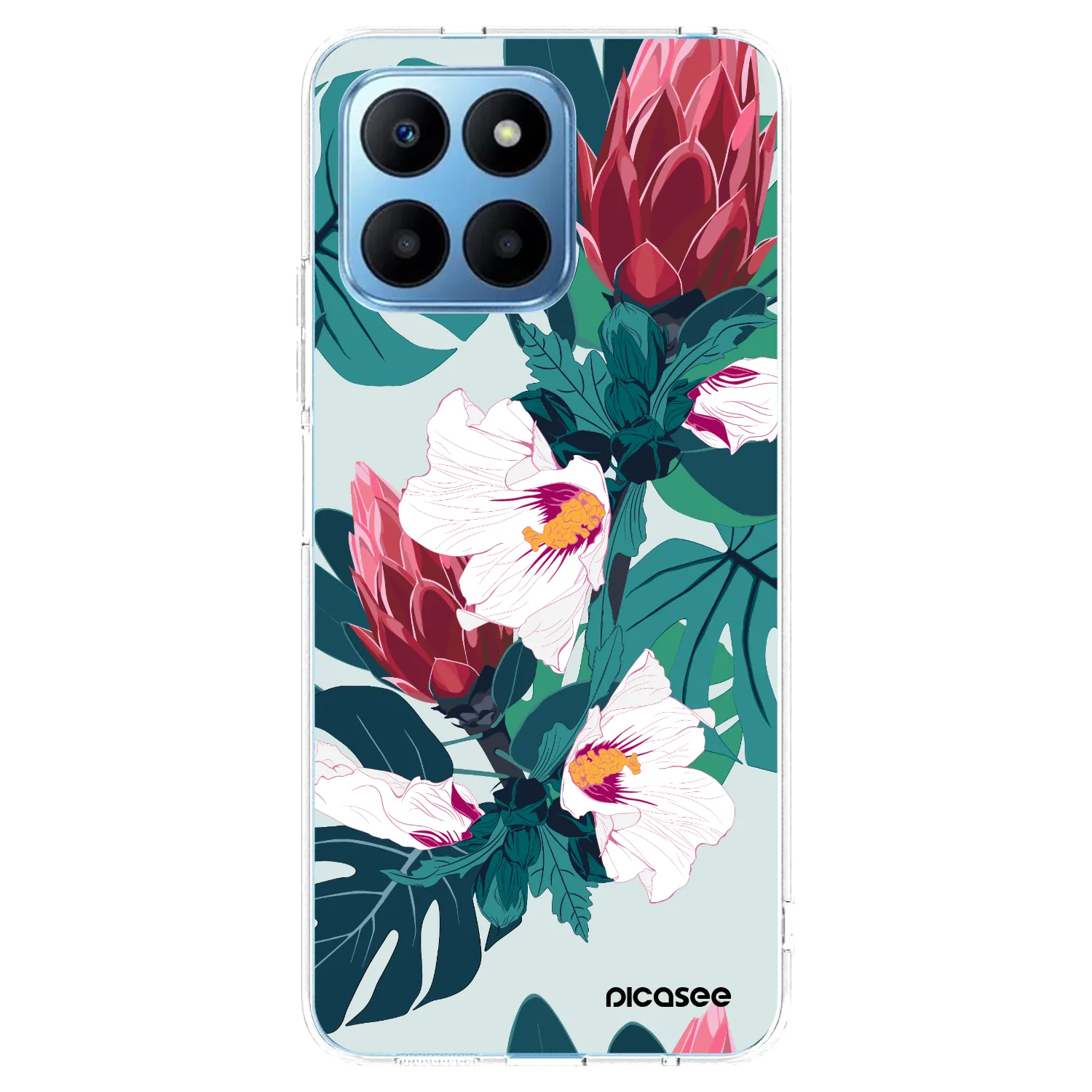 Picasee husă transparentă din silicon pentru Honor 70 Lite - Rhododendron