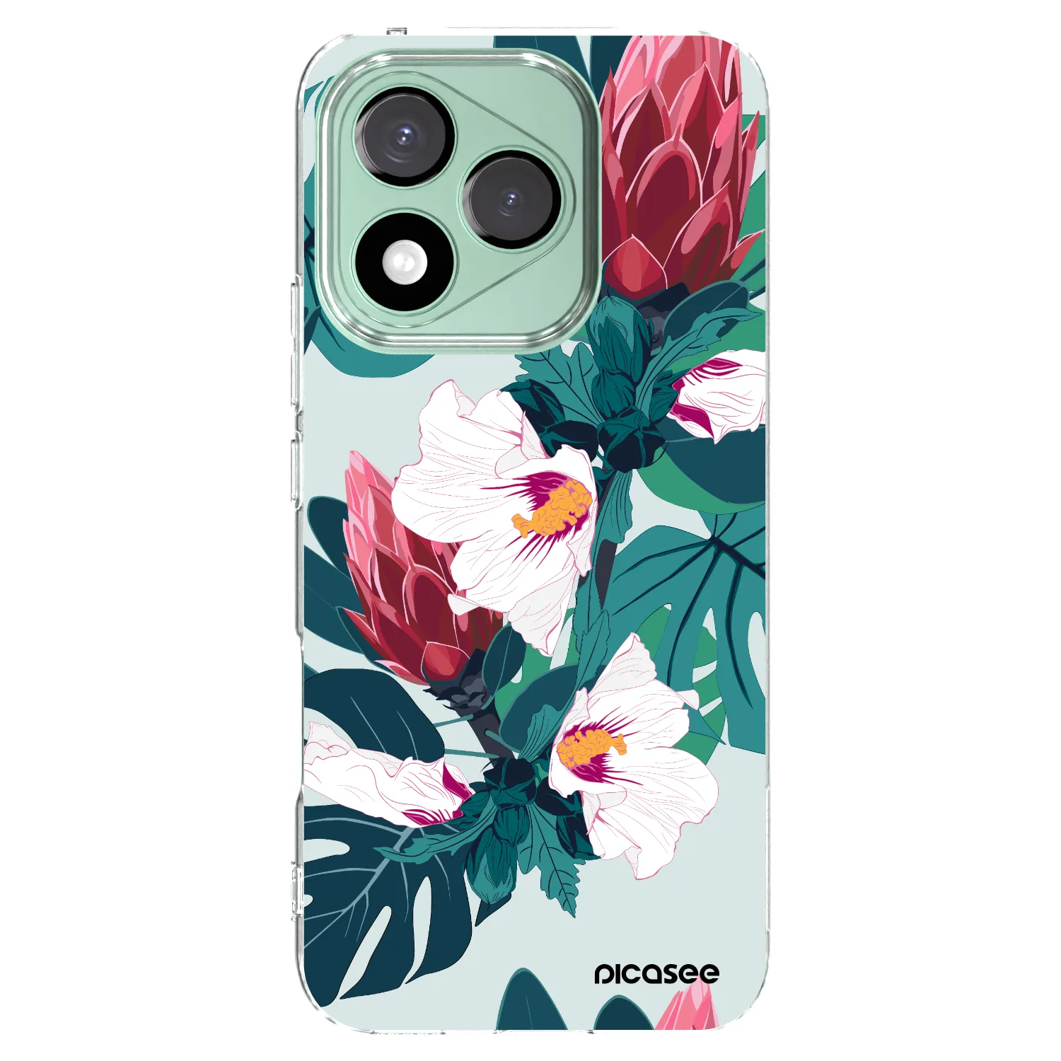 Picasee husă transparentă din silicon pentru Honor 400 Lite 5G - Rhododendron