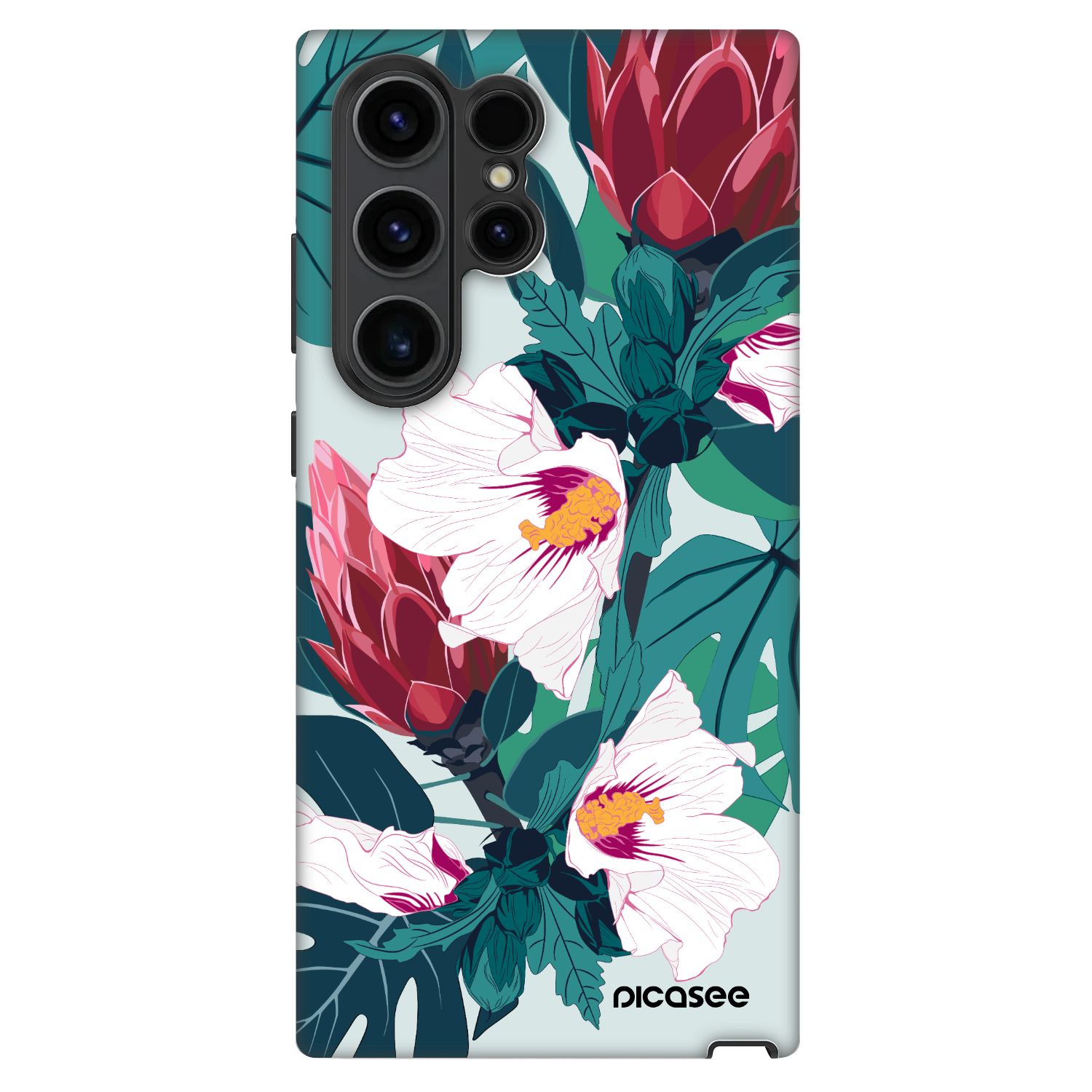 Picasee Fashion Case pentru Samsung Galaxy S22 Ultra 5G - Rhododendron