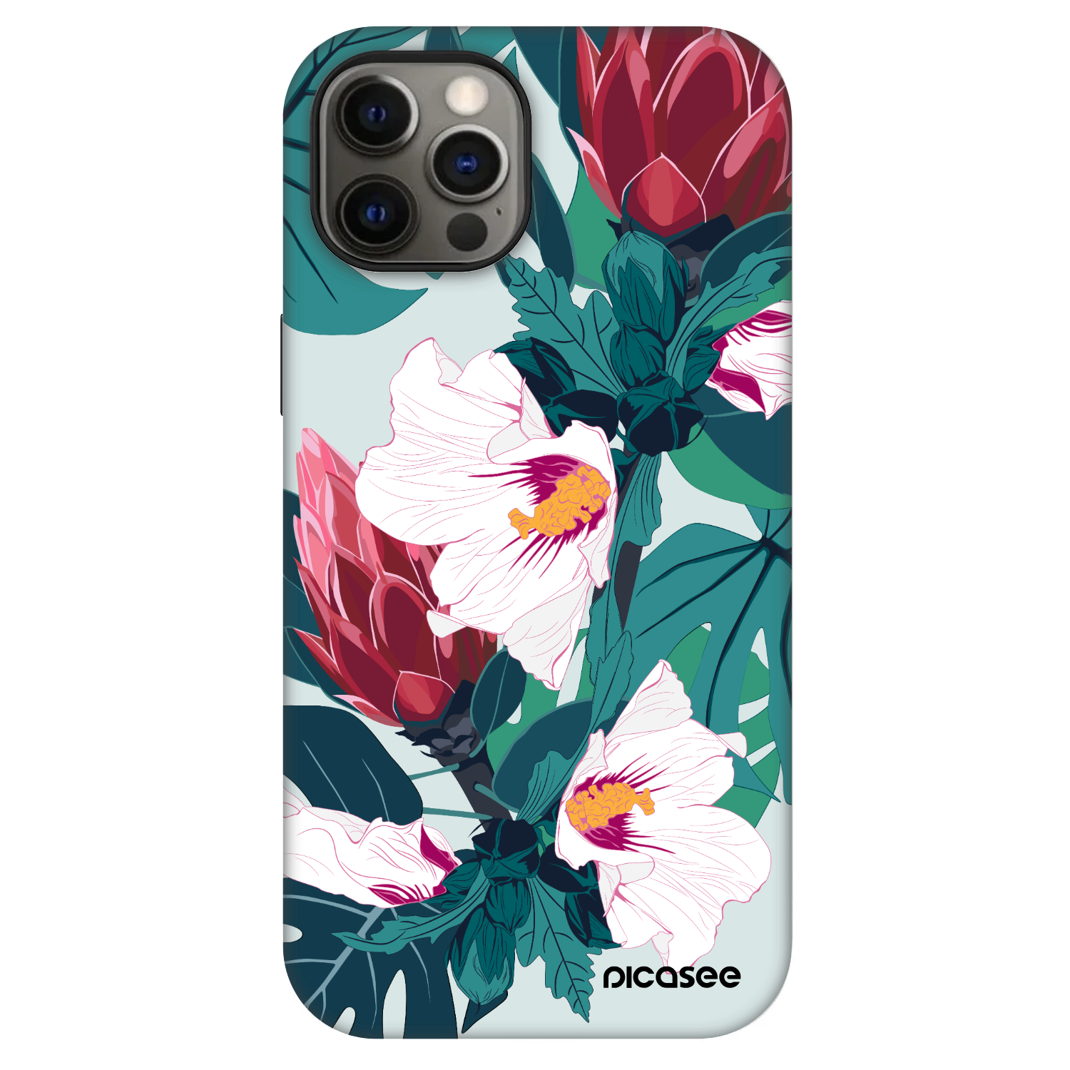 Picasee Fashion Case MagSafe pentru Apple iPhone 12 Pro - Rhododendron