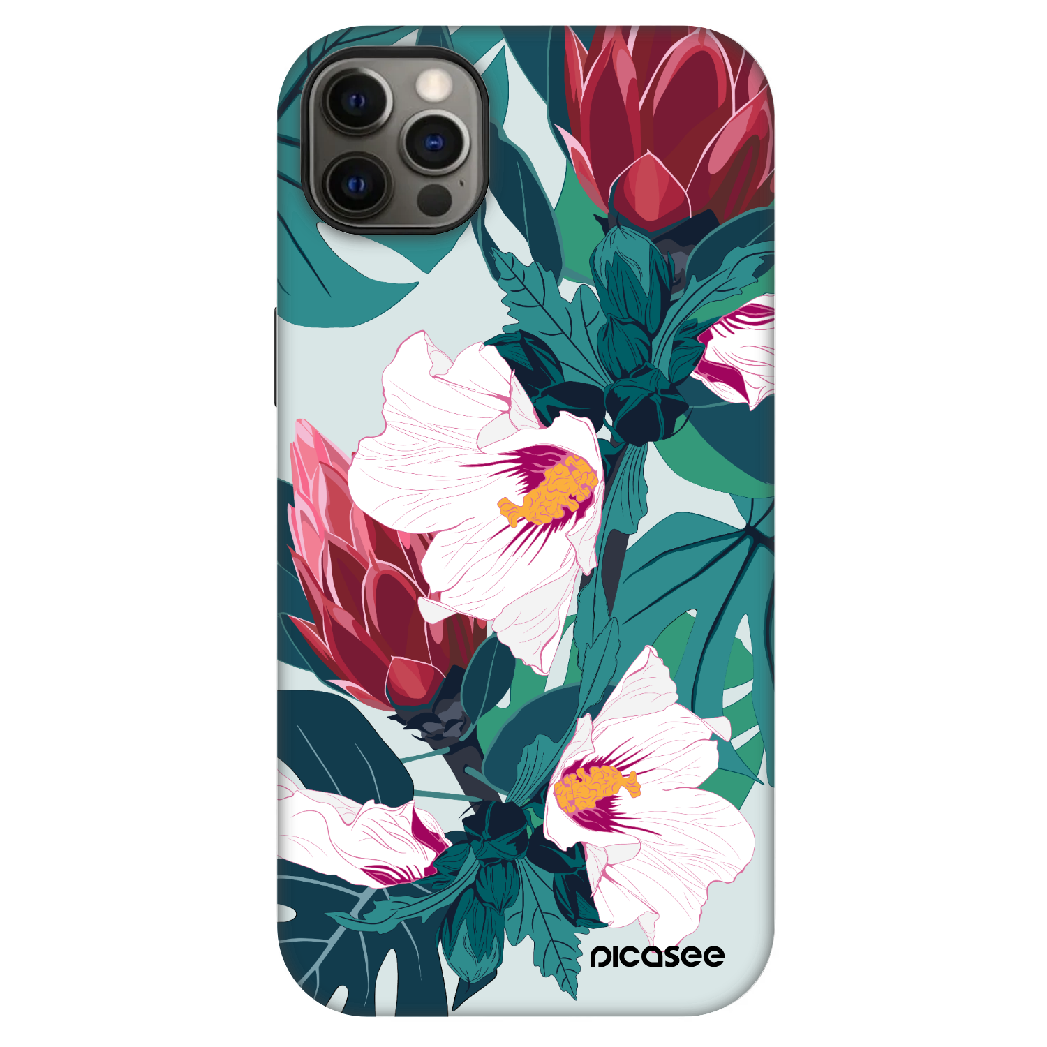 Picasee Fashion Case MagSafe pentru Apple iPhone 12 Pro Max - Rhododendron