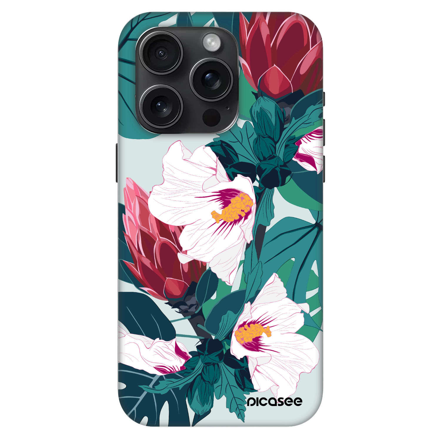 Picasee Fashion Case MagSafe pentru Apple iPhone 15 Pro - Rhododendron