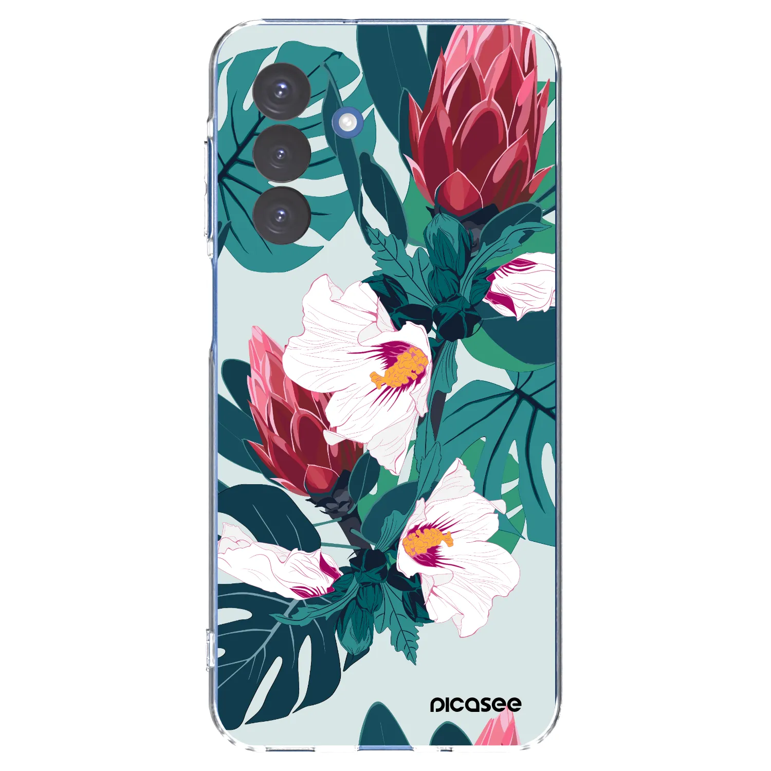 Picasee husă transparentă din silicon pentru Samsung Galaxy A17 5G - Rhododendron
