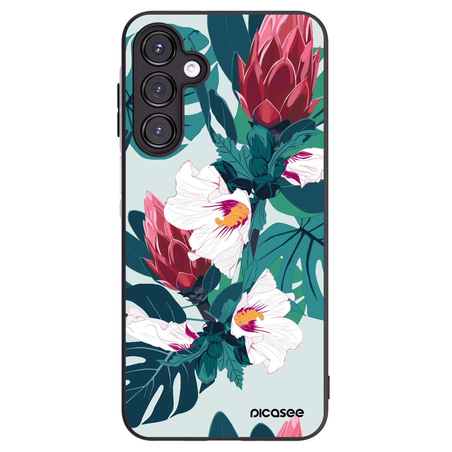 Picasee husă neagră din silicon pentru Samsung Galaxy A16 4G - Rhododendron
