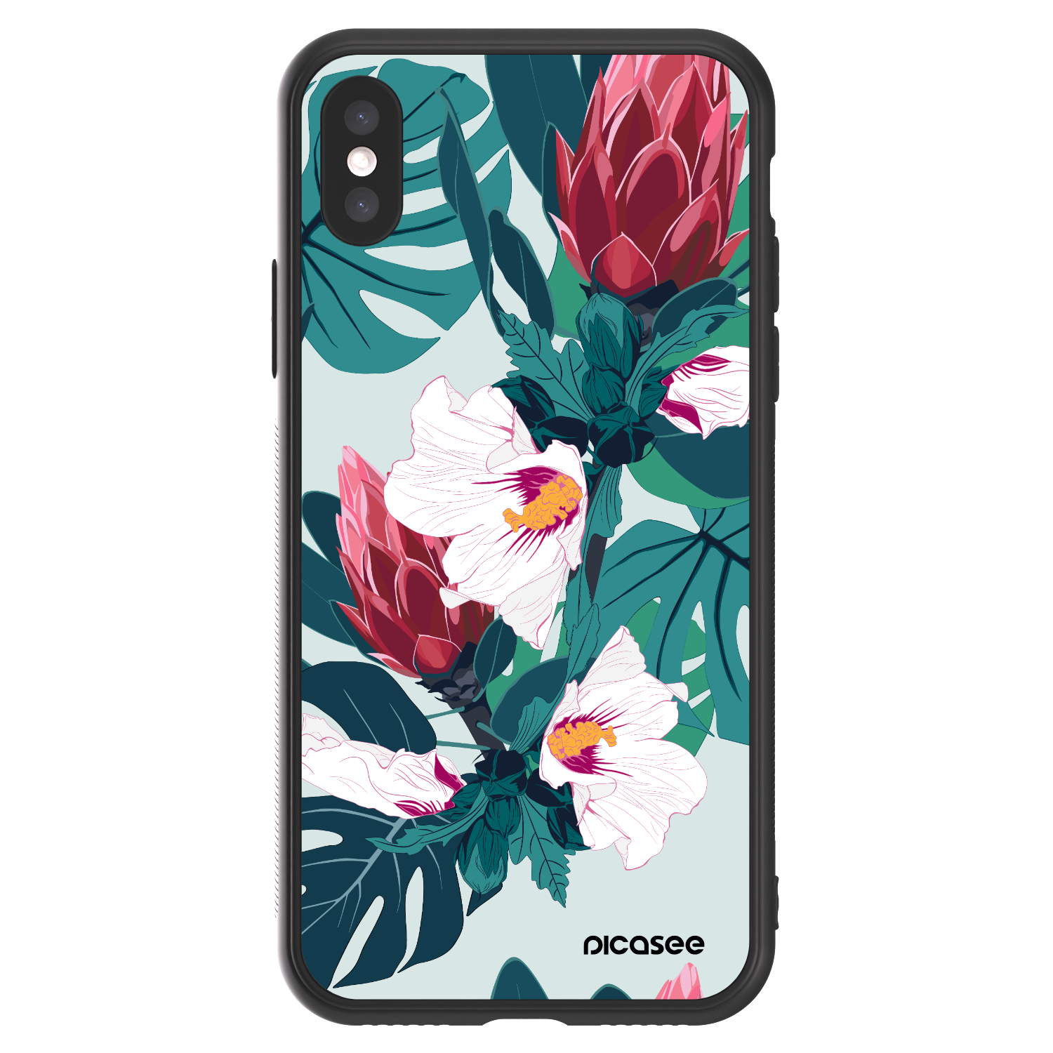 Picasee ULTIMATE CASE pentru Apple iPhone X/XS - Rhododendron