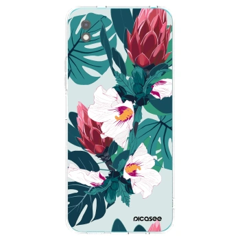Picasee husă neagră din silicon pentru Xiaomi Redmi 9A - Rhododendron