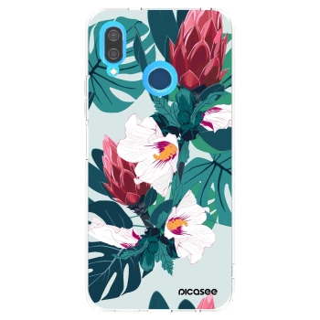 Picasee husă transparentă din silicon pentru Huawei P20 Lite - Rhododendron