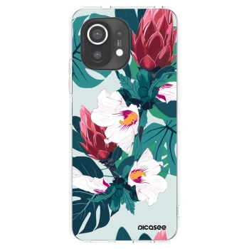 Picasee husă transparentă din silicon pentru Xiaomi Mi 11 - Rhododendron