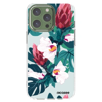 Picasee husă transparentă din silicon pentru Apple iPhone 13 Pro - Rhododendron