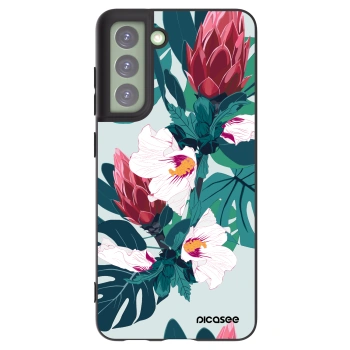 Picasee husă neagră din silicon pentru Samsung Galaxy S21 FE 5G - Rhododendron