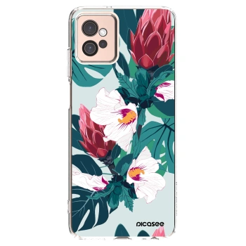 Picasee husă transparentă din silicon pentru Motorola Moto G32 - Rhododendron