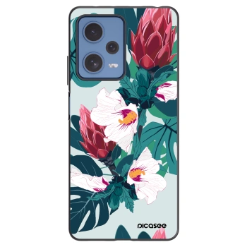 Picasee husă neagră din silicon pentru Xiaomi Redmi Note 12 Pro 5G - Rhododendron