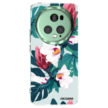 Picasee husă transparentă din silicon pentru Honor Magic5 Pro - Rhododendron