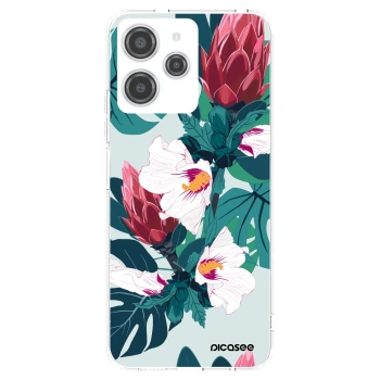 Picasee husă transparentă din silicon pentru Xiaomi Redmi 12 4G - Rhododendron