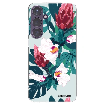 Picasee husă transparentă din silicon pentru Samsung Galaxy S24+ S926B 5G - Rhododendron