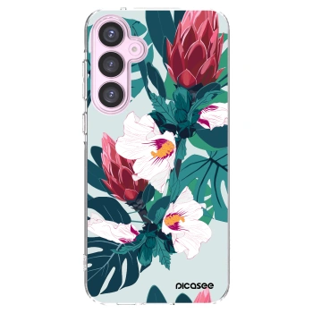Picasee husă transparentă din silicon pentru Samsung Galaxy A55 5G A556B - Rhododendron