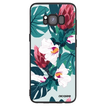 Picasee husă neagră din silicon pentru Samsung Galaxy S8 G950F - Rhododendron