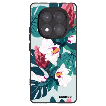 Picasee husă neagră din silicon pentru Xiaomi Redmi Note 14 Pro 5G - Rhododendron