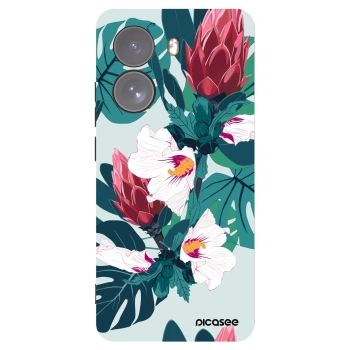 Picasee husă neagră din silicon pentru Xiaomi Poco X7 - Rhododendron