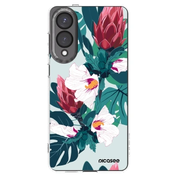 Picasee husă transparentă din silicon pentru Samsung Galaxy S25 Edge 5G - Rhododendron