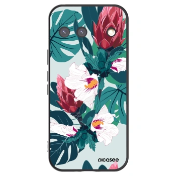 Picasee husă neagră din silicon pentru Google Pixel 9 - Rhododendron
